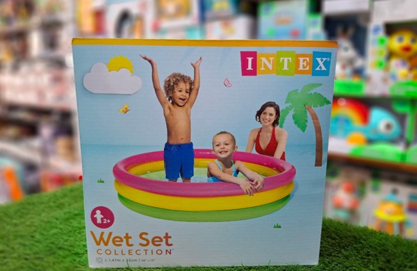 استخر بادی قطر 147 سانتیمتری کف بادی اینتکس-اسباب بازی ورزشی