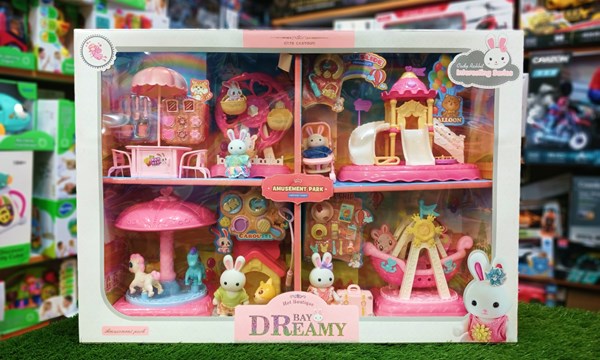 اسباب بازی عروسکی شهربازی خرگوش کوچولو در 4 مدل_اسباب بازی لوازم خانگی