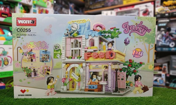 لگو فرندز ساختمان دو طبقه 880 قطعه مدل WOMA TOY C0255_اسباب بازی لگو