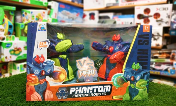 ربات اسباب بازی کنترلی جنگنده مجموعه 2 عددی_اسباب بازی ربات