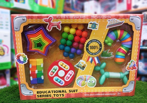 ست اسباب بازی ضد استرس مجموعه 6 عددی_بازی فکری