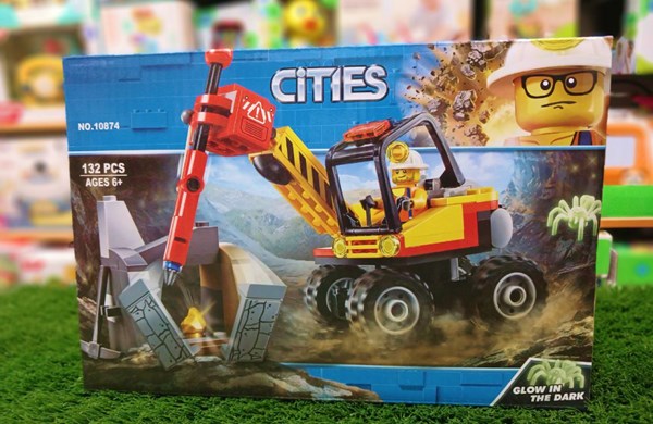 لگو سیتی ماشین معدن 132 قطعه مدل CITIES 10874_اسباب بازی لگو