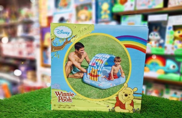 استخر بادی کودک اینتکس intex سایبان دار مدل خرس پو 58415_اسباب بازی ورزشی