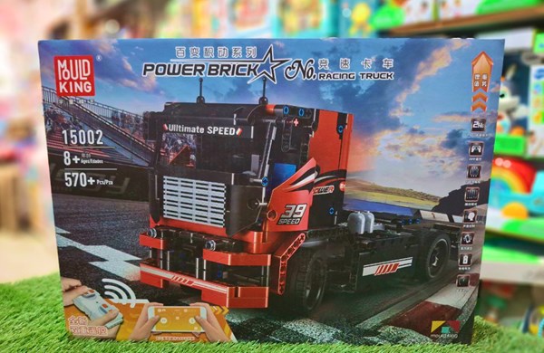 لگو تکنیک کامیون مسابقه‌ای کنترلی 570 قطعه مدل MOULD KING 15002 Race Truck_اسباب بازی لگو