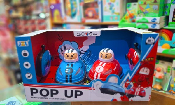 ماشین‌ های کنترلی تصادفی مدل RC Bumper Cars مجموعه ی 2 عددی_اسباب بازی ماشین کنترلی