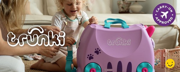 چمدان سواری کودک با ظرفیت 18 لیتر طرح گربه مدل 00322 Trunki 18L_کیف و کوله پشتی