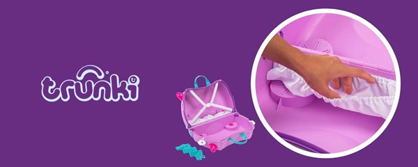 چمدان سواری کودک با ظرفیت 18 لیتر طرح گربه مدل 00322 Trunki 18L_کیف و کوله پشتی