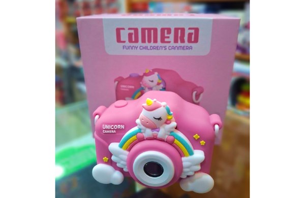 دوربین عکاسی و فیلمبرداری کودک طرح یونیکورن صورتی مدل XL_830_اسباب بازی دیجیتال و هوشمند