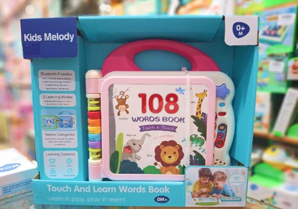 اسباب بازی کتاب موزیکال و آموزشی، بلوتوث دار با 108 کلمه انگلیسی_اسباب بازی نوزادی