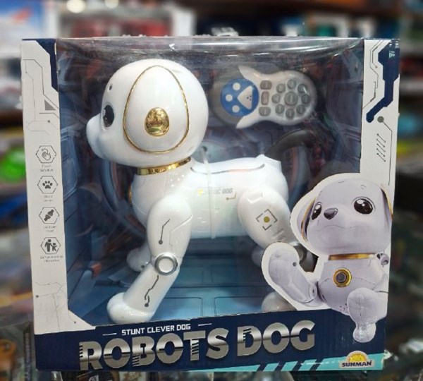 سگ رباتیک هوشمند با سنسور و کنترل مدل Programmable Robot Dog Toy 799_اسباب بازی ربات