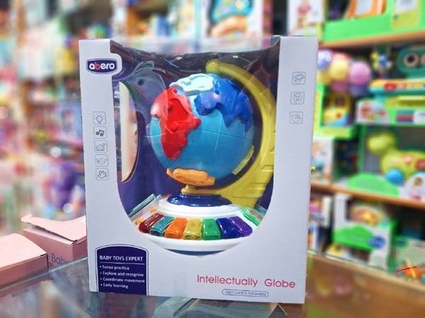 اسباب بازی کره زمین موزیکال قاره‌ها و حیوانات_بازی فکری