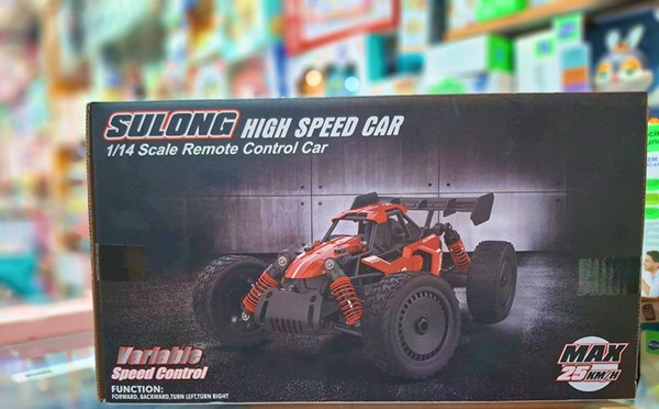 ماشین کنترلی آفرود سرعتی فلزی مقیاس 1:14 رنگ سبز مدل RC Racing Car 326_اسباب بازی ماشین کنترلی