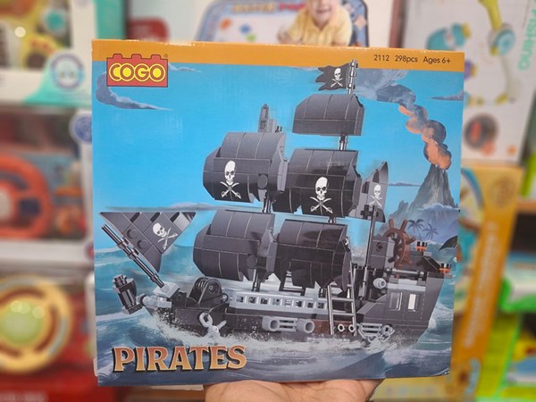 لگو کریتور کشتی دزدان دریایی کوگو 298 قطعه مدل CoGo 2112_اسباب بازی لگو