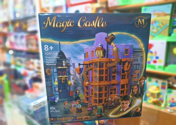 لگو هری پاتر کوچه دیاگون جادوگر ویزلی 834 قطعه مدل 10910 Weasleys Wizard Wheezes_اسباب بازی لگو