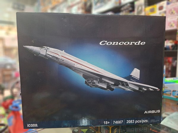 لگو کریتور جت مسافربری ایرباس کنکورد 2083 قطعه با پایه کد 74667_اسباب بازی لگو