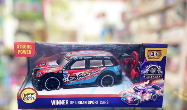 ماشین کنترلی مسابقه‌ ای دودزا طرح هاچ‌ بک مقیاس 1:22 مدل Sport Cars 3714_اسباب بازی ماشین کنترلی