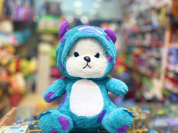 عروسک پولیشی اورجینال خرس سالیوان پتو دار_اسباب بازی عروسک دخترانه