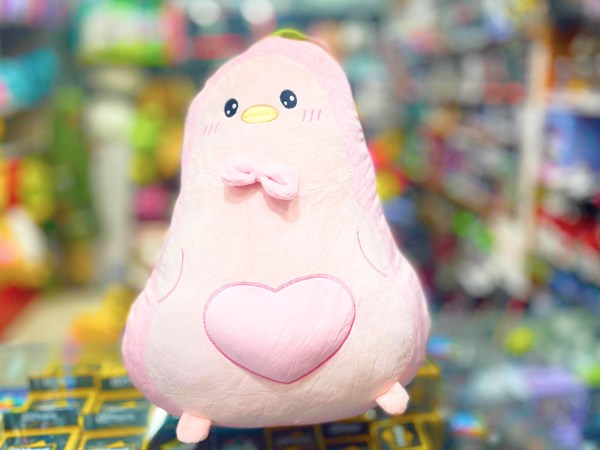 عروسک پولیشی اورجینال آووکادو صورتی پتو دار_اسباب بازی عروسک دخترانه