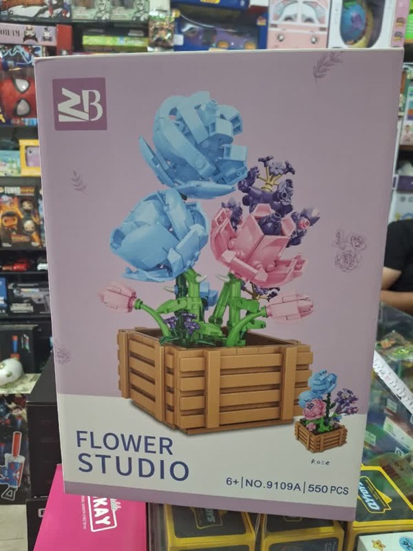 لگو گل رز و گلدان مدل 9109