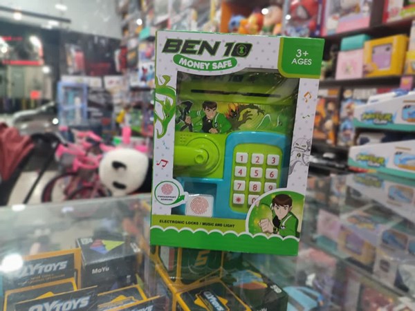 گاوصندوق اثر انگشتی رمز دار باتری خور طرح بن تن مدل 3002