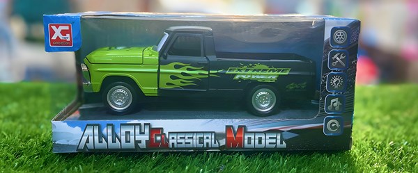 اسباب بازی ماشین فلزی وانت رنگ سبز