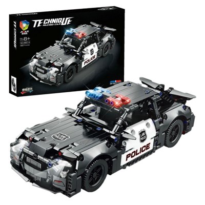 لگو تکنیک ماشین پلیس 487 قطعه مدل JIQILE 48014_اسباب بازی لگو