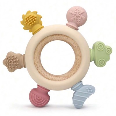 دندانگیر سیلیکونی نوزادطرح کهکشان مدل 12501