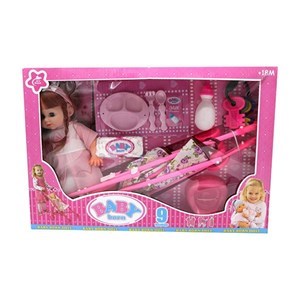 عروسک دخترانه بیبی بورن نه کاره BABY BORN_عروسک دخترانه