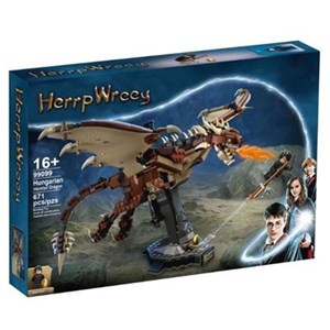 اسباب بازی لگو هری پاتر اژدهای شاخ دم همراه فیگور 671 قطعه مدل 99099 BUILDING BLOCKS_اسباب بازی لگو