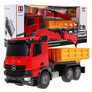 اسباب بازی ماشین کنترلی کامیون جرثقیل بارگیری مرسدس بنز دبل ای مدل 003-565 Double EE مقیاس 1:20_اسباب بازی ماشین کنترلی