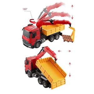 اسباب بازی ماشین کنترلی کامیون جرثقیل بارگیری مرسدس بنز دبل ای مدل 003-565 Double EE مقیاس 1:20_اسباب بازی ماشین کنترلی