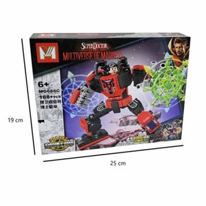 اسباب بازی لگو مارول دکتر استرنج 188 قطعه مدل SUPER DOCTER MG688C_اسباب بازی لگو