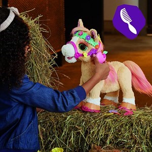 اسباب بازی عروسک رباتیک دارچین پونی کوچولو FurReal Cinnamon, My Stylin’ Pony Interactive Toy_اسباب بازی ربات