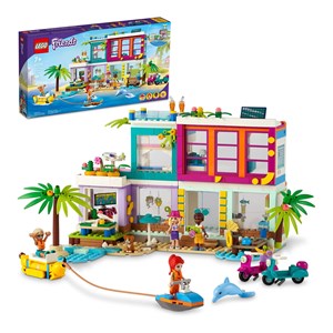 اسباب بازی لگو فرندز خانه ساحلی 686 قطعه مدل Vacation Beach House - 41709 Building Kit_اسباب بازی لگو