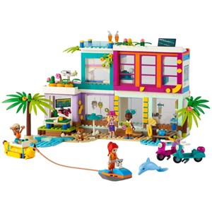 اسباب بازی لگو فرندز خانه ساحلی 686 قطعه مدل Vacation Beach House - 41709 Building Kit_اسباب بازی لگو