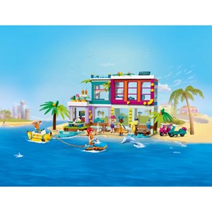 اسباب بازی لگو فرندز خانه ساحلی 686 قطعه مدل Vacation Beach House - 41709 Building Kit_اسباب بازی لگو