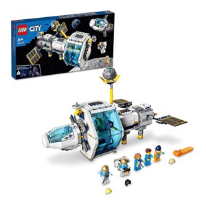 اسباب بازی لگو سیتی ایستگاه فضایی قمری 500 قطعه مدل Lunar Space Station - 60349 Building Kit_اسباب بازی لگو