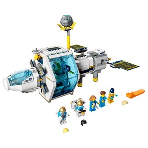 اسباب بازی لگو سیتی ایستگاه فضایی قمری 500 قطعه مدل Lunar Space Station - 60349 Building Kit_اسباب بازی لگو
