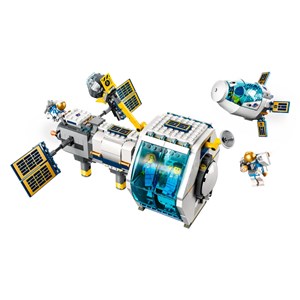 اسباب بازی لگو سیتی ایستگاه فضایی قمری 500 قطعه مدل Lunar Space Station - 60349 Building Kit_اسباب بازی لگو