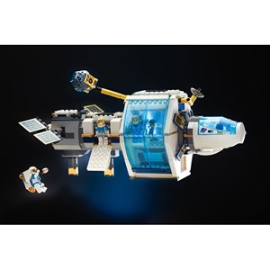 اسباب بازی لگو سیتی ایستگاه فضایی قمری 500 قطعه مدل Lunar Space Station - 60349 Building Kit_اسباب بازی لگو