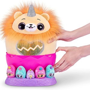 عروسک دخترانه سورپرایزی رینبوکورنز RainBocoRns سری Eggzania با شاخ آبی مدل Zuru - Rainbocorns - Eggzania Surprise Mania Blue_اسباب بازی عروسک دخترانه