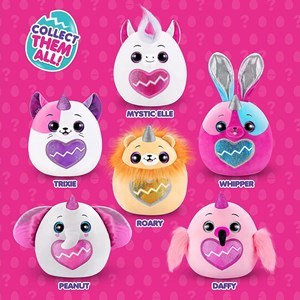 عروسک دخترانه سورپرایزی رینبوکورنز RainBocoRns سری Eggzania با شاخ آبی مدل Zuru - Rainbocorns - Eggzania Surprise Mania Blue_اسباب بازی عروسک دخترانه