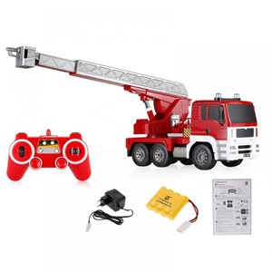 ماشین کنترلی جرثقیل آتشنشانی مقیاس 1:20 دبل ای مدل 003-517 Double EE_اسباب بازی ماشین کنترلی