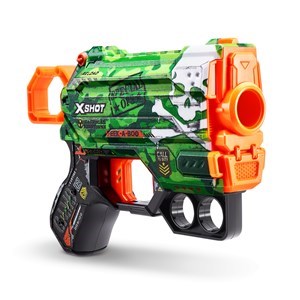 اسباب بازی تفنگ چهار قلو ایکس شات X-Shot سری Skins مدل Zuru - X-Shot - Skins - 4x Menace Dart Blaster_اسباب بازی تفنگ