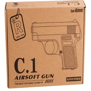 اسباب بازی تفنگ کلت فلزی ساچمه ای ایرسافت گان مدل AIRSOFT GUN C.1 _اسباب بازی تفنگ