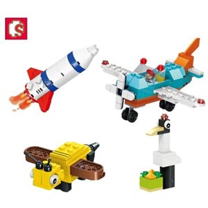 اسباب بازی لگو کلاسیک خلاقیت 854 قطعه مدل Sembo 101402 Large Creative Brick Box_اسباب بازی لگو