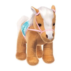 اسباب بازی کیف دستی پوچی پاپز Pucci Pups به همراه اسب پولیشی مدل Pucci Pups Beige Horse with Bag _اسباب بازی عروسک دخترانه