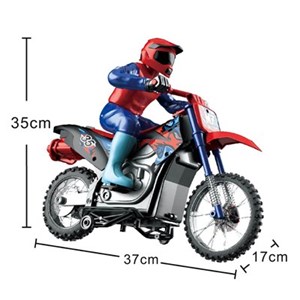 اسباب بازی موتور کنترلی همراه اسپری مه پاش مدل 333 MT21101 Mist Spray Motorbike Toy مقیاس 1:10_اسباب بازی ماشین کنترلی