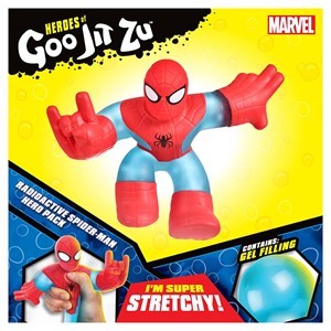 اسباب بازی عروسک پسرانه فشاری گو جیت زو اسپایدرمن مدل Moose - Goo Jit Zu - Marvel Hero Pack - Radio Active Spider Man _اسباب بازی عروسک پسرانه
