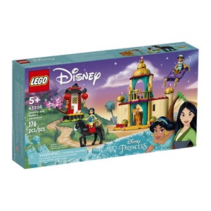 اسباب بازی لگو دیزنی ماجراجویی با مولان و جاسمین 176 قطعه مدل Jasmine and Mulan’s Adventure - 43208 Building Kit_اسباب بازی لگو
